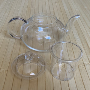 Заварник стеклянный с ситом 600 мл. Photo 2